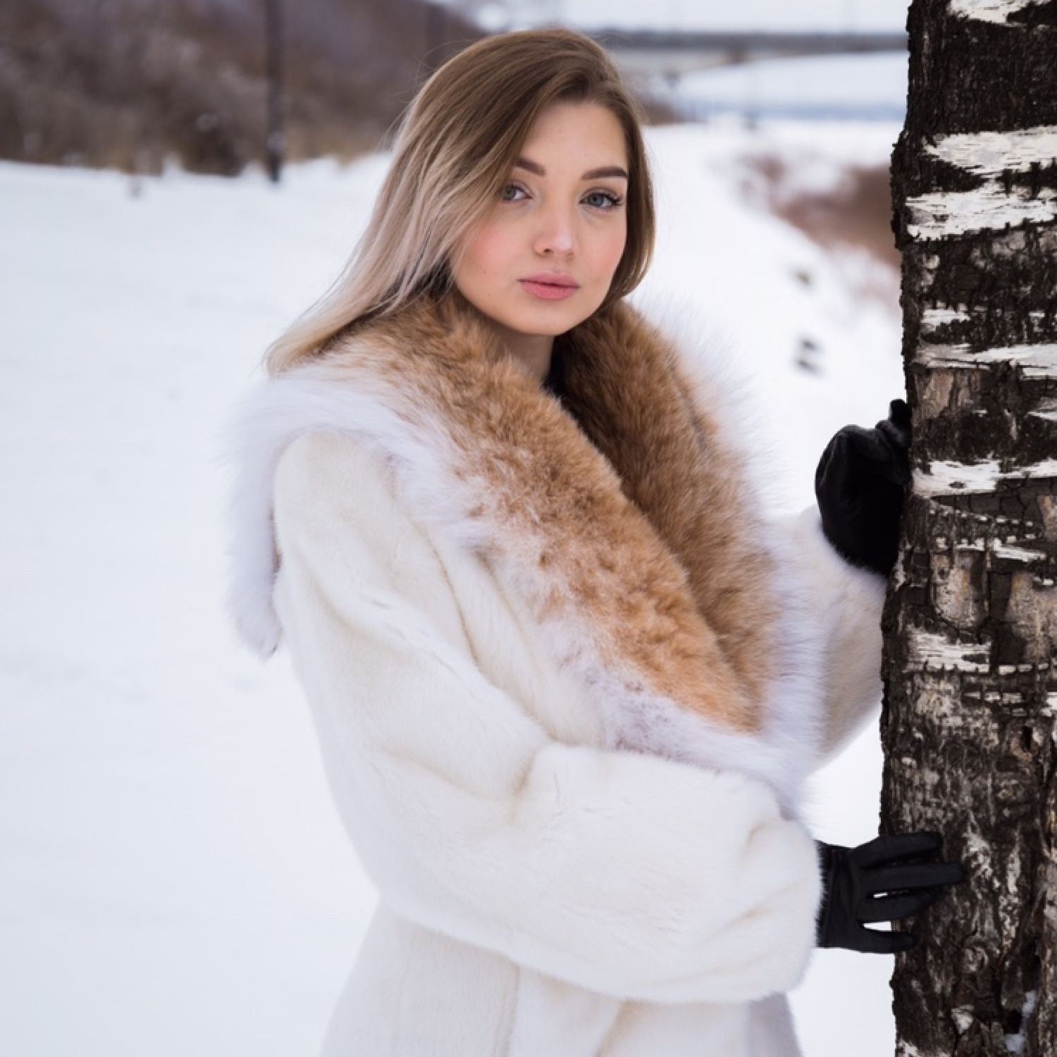 Maria Koshkina fur coats » Wallpapers and Images