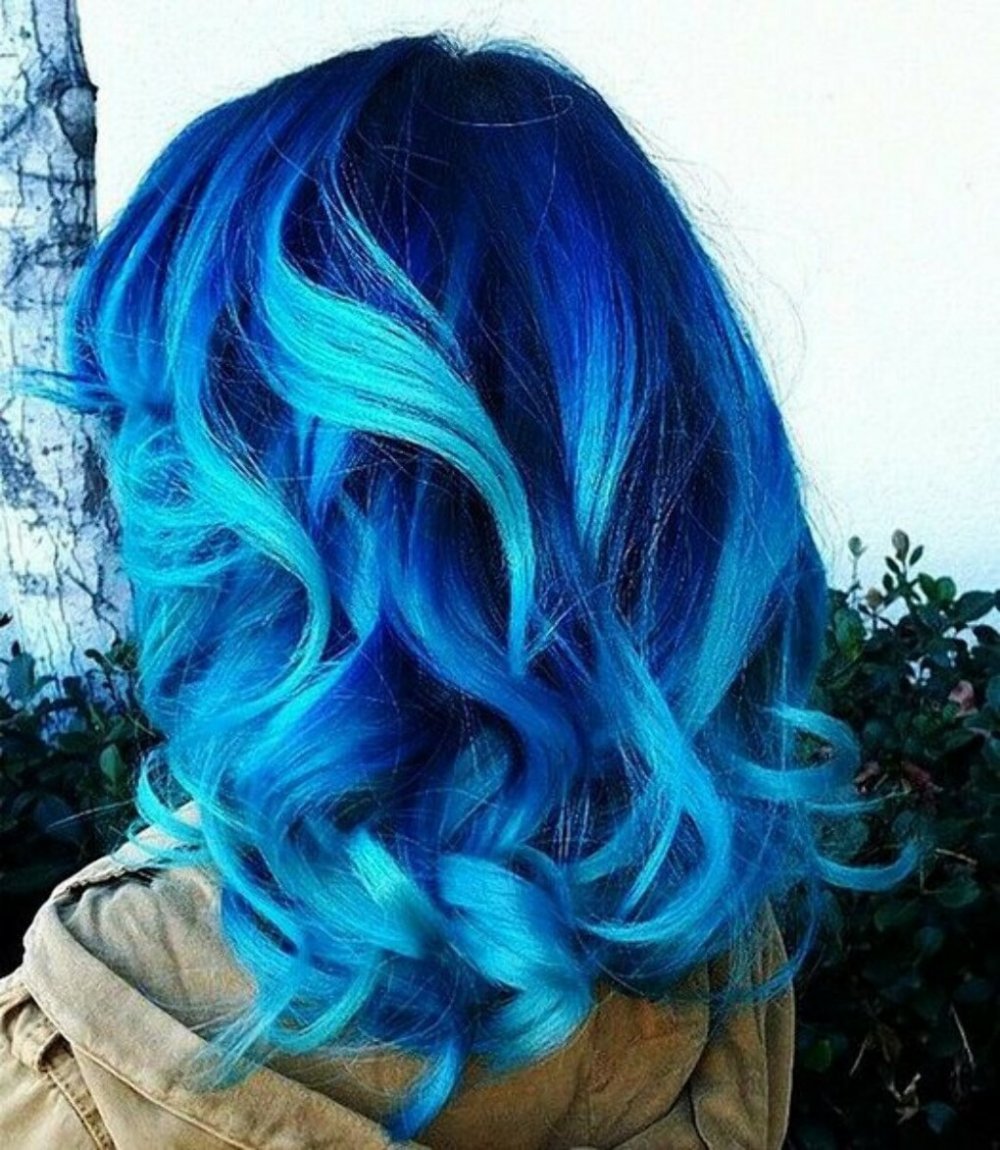 Cool Peekaboo Ash Blue Hair Colour Done by Senior Stylist Tracey ☎️62665366  WhatsApp +65 9783 0812 | By The Base SalonFacebook