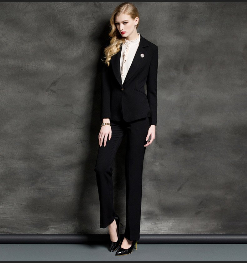 Womens black business suit » Wallpapers and Images