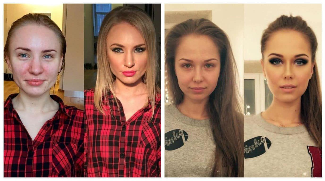 Сайт изменения лица. Девушка без макияжа. Макияж до и после. Девушки до и после макияжа. Красивые девушки без макияжа.
